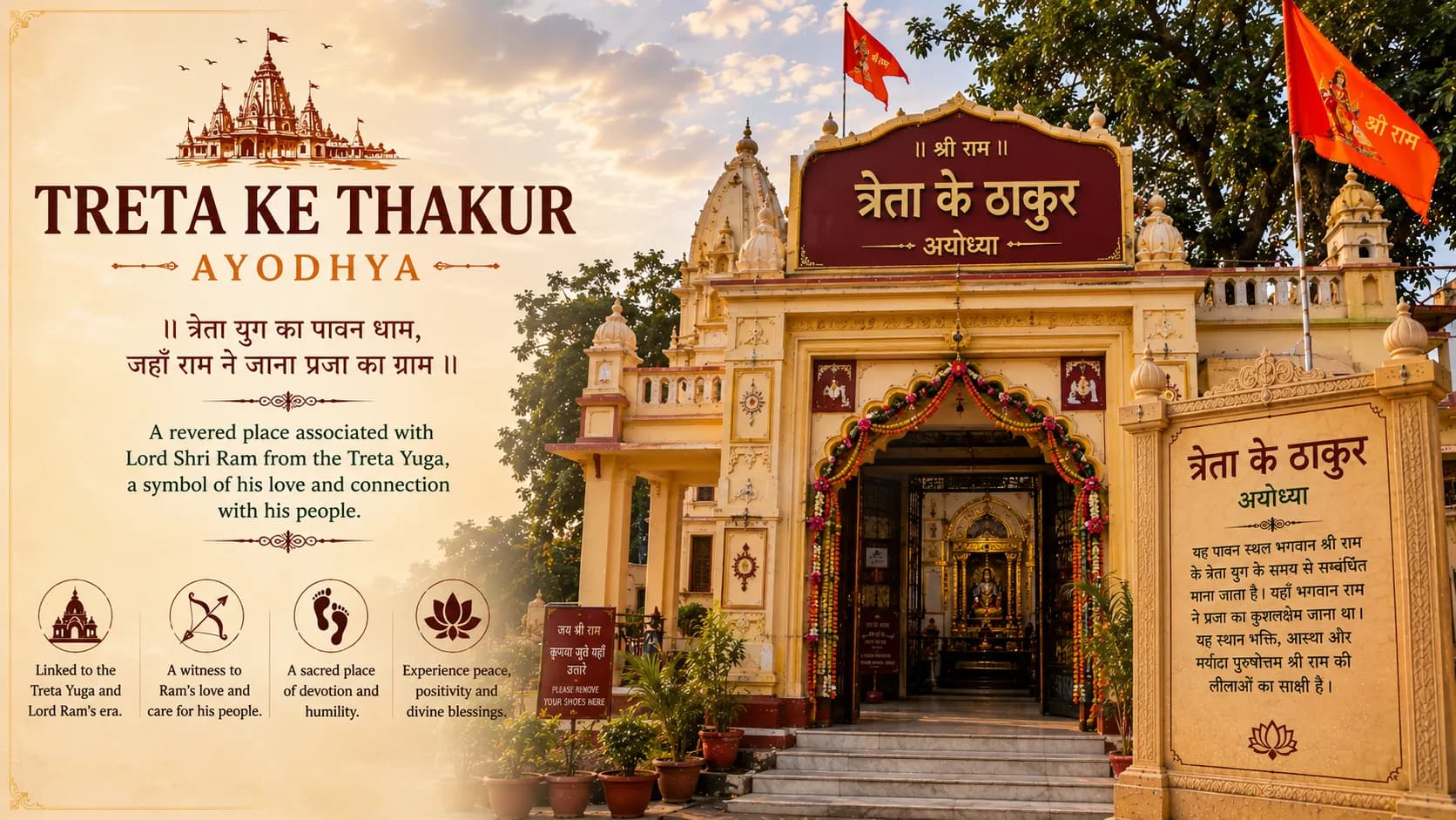 Treta Ke Thakur Ayodhya - The shikhara by the Saryu at Naya Ghat